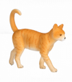 Ginger Tabby Cat Toy  Realistic Pet Figurine