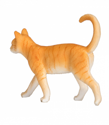 Ginger Tabby Cat Toy  Realistic Pet Figurine