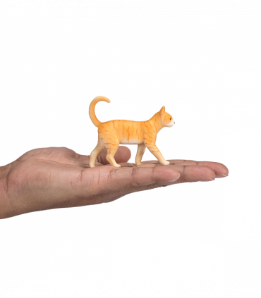 Ginger Tabby Cat Toy  Realistic Pet Figurine