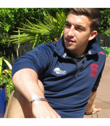 Men's Solid Stainless Steel Silver Bangle