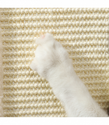 PawHut 67cm Cat Scratching Post 3 in 1 Cat Scratcher w/ Track Ball Toy