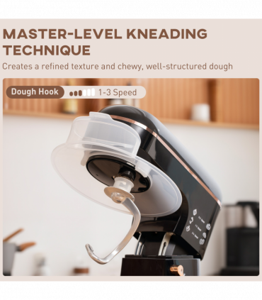 Powerful 1400W Stand Mixer with 5L Bowl & Versatile Speed Settings