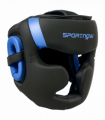 SPORTNOW Boxing Headguard w/ Adjustable Strap for Sparring Kickboxing, Blue