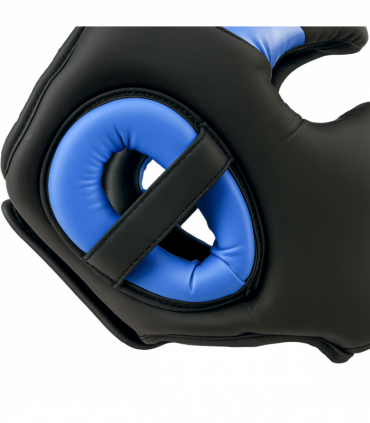 SPORTNOW Boxing Headguard w/ Adjustable Strap for Sparring Kickboxing, Blue