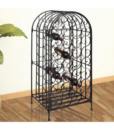 Wine Rack for 35 Bottles Metal