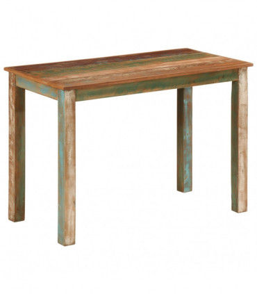 vidaXL Dining Table 110x55x76 cm Solid Wood Reclaimed