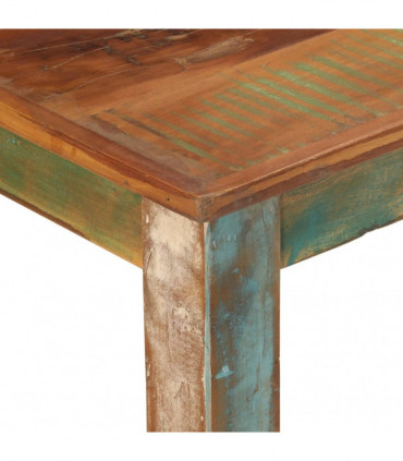vidaXL Dining Table 110x55x76 cm Solid Wood Reclaimed