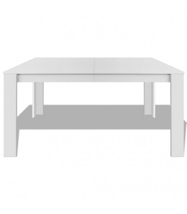 vidaXL Dining Table 140x80x75 cm White