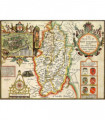 Nottinghamshire Historical Map 1000 Piece Jigsaw Puzzle (1610)