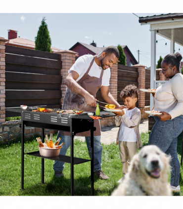 Portable Charcoal Grills for Outdoor BBQ, Foldable Kabob Barbecue Grill for Camping Hibachi BBQ Griddle Lamb Skewer in Garden Backyard Party Picnic Travel Outdoor Cooking