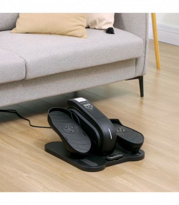 SPORTNOW Under Desk Elliptical Machine Pedal Exerciser w/ 10 Speeds, Black