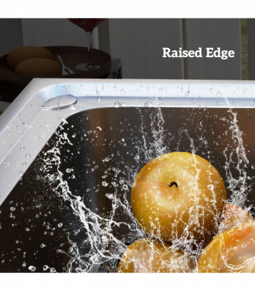 HOMCOM Outdoor Kitchen Sink Unit with Cold and Hot Water Pipe