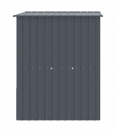 vidaXL Dog House with Roof Anthracite 165x153x181 cm Galvanised Steel