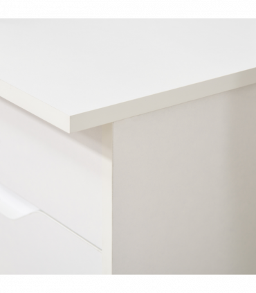 Computer ,Workstation White w/ Drawers Home Office