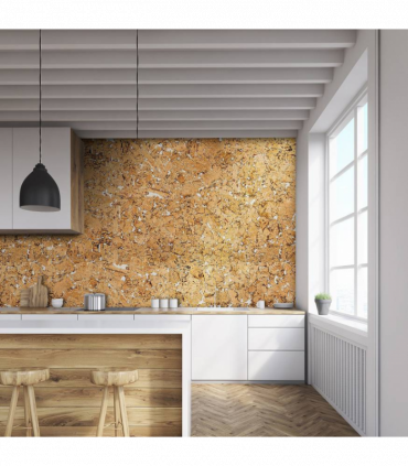 Decorative Cork Wall Tiles - Beige - Sample - 1 Strip