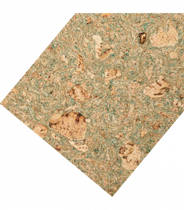 Decorative Cork Wall Tiles - Green - 1 Pack - 1.98m2 (21.31sqft)