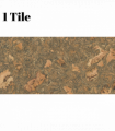 Decorative Cork Wall Tiles - Grey - 1 Tile - 0.18m2 (1.94sqft)
