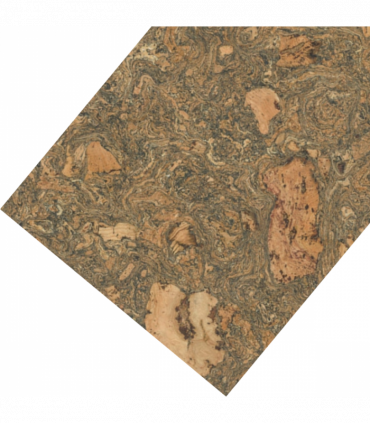 Decorative Cork Wall Tiles - Grey - 1 Tile - 0.18m2 (1.94sqft)