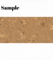 Decorative Cork Wall Tiles - Natural 1 - Sample - 1 Strip