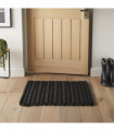 Didsbury Braided Polypropylene 45x75cm Charcoal Doormat