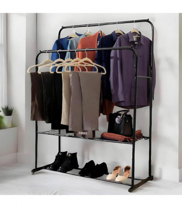 Double Clothes Rail