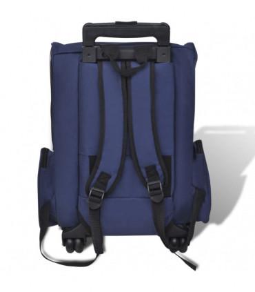 Foldable Multipurpose Pet Trolley Blue