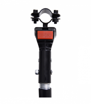 Bicycle Cargo Trailer Black Steel 108H x 140L x 72.5Wcm Folding Storage Cart