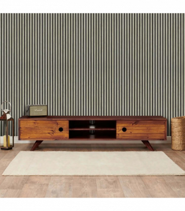 Grey Oak Acoustic Wall Panels 240cm x 60cm - 2 Pack