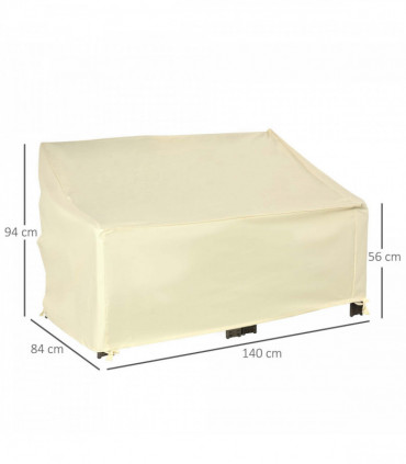 Outdoor Furniture Cover 2 Seater Waterproof Protection Wind Rain Dust