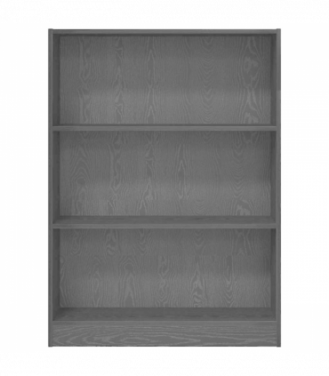 vidaXL Bookcase Black oak 80 x 24 x 109 cm Engineered wood