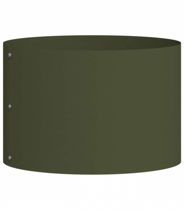 vidaXL Garden 5 pcs Olive green 30 x 30 x 20 cm Steel