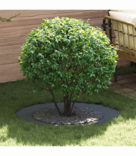 vidaXL Flat Tree Rings 5 pcs Anthracite Ø60 / 90 cm Steel