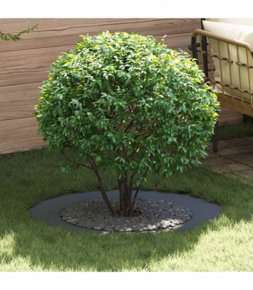 vidaXL Flat Tree Rings 5 pcs Anthracite Ø60 / 90 cm Steel