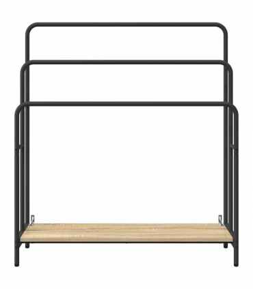 vidaXL Cloth Rack Sonoma oak 90 x 30 x 100.5 cm Engineered wood