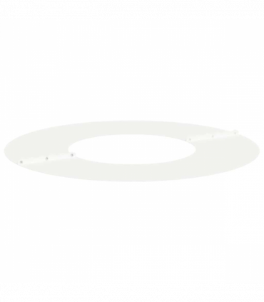 vidaXL Flat Tree Ring White Ø30 / 60 cm Steel