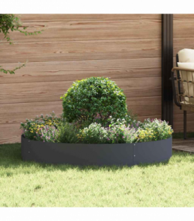 vidaXL Garden 5 pcs Anthracite 120 x 120 x 20 cm Steel