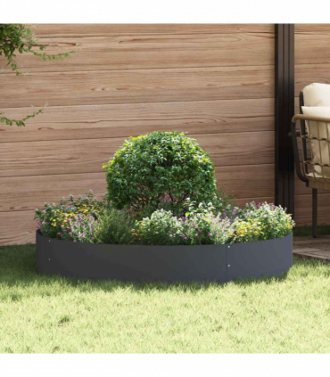 vidaXL Garden 5 pcs Anthracite 120 x 120 x 20 cm Steel