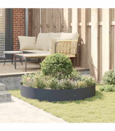 vidaXL Garden 5 pcs Anthracite 120 x 120 x 20 cm Steel