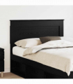 vidaXL Headboard with Headboard Black Oak 120 cm Engineered Wood