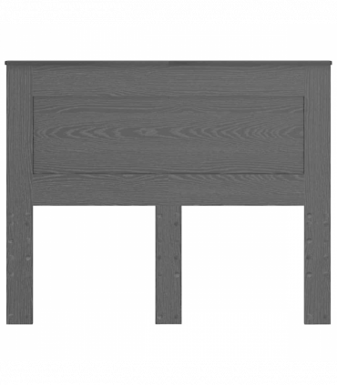 vidaXL Headboard with Headboard Black Oak 120 cm Engineered Wood