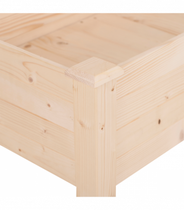 Raised Wood Garden Bed Planter Vegetables Grow Flower Herbs Box Kit