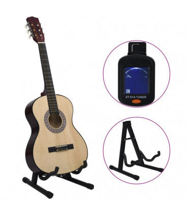 12 Piece Classical Guitar Beginner Set 4/4 39
