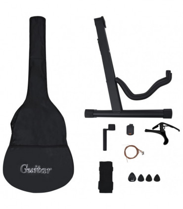 12 Piece Classical Guitar Beginner Set 4/4 39