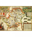 Hertfordshire Historical Map 1000 Piece Jigsaw Puzzle (1610)