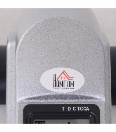 Mini Exercise Bike Portable Pedal Manual Machine Indoor Fitness Silver HOMCOM