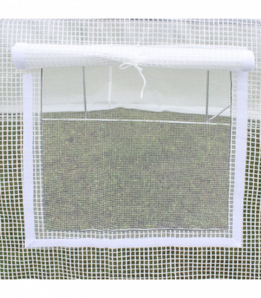 Outsunny 3 x 2 x 2m Replacement Greenhouse Cover w/ Windows, White