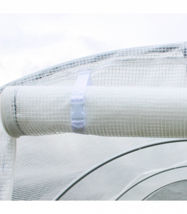 Outsunny 3 x 2 x 2m Replacement Greenhouse Cover w/ Windows, White