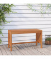 vidaXL Garden Bench 80 cm Solid Wood Eucalyptus