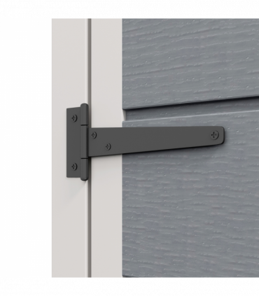 Outsunny 5' x 3' Garden Shed w/ Floor, Lockable Door, Window and Vent, Grey