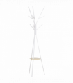 180cm Coat Rack Metal Clothes and Scarves Hat Hanger Hall Tree 9 Hooks-White